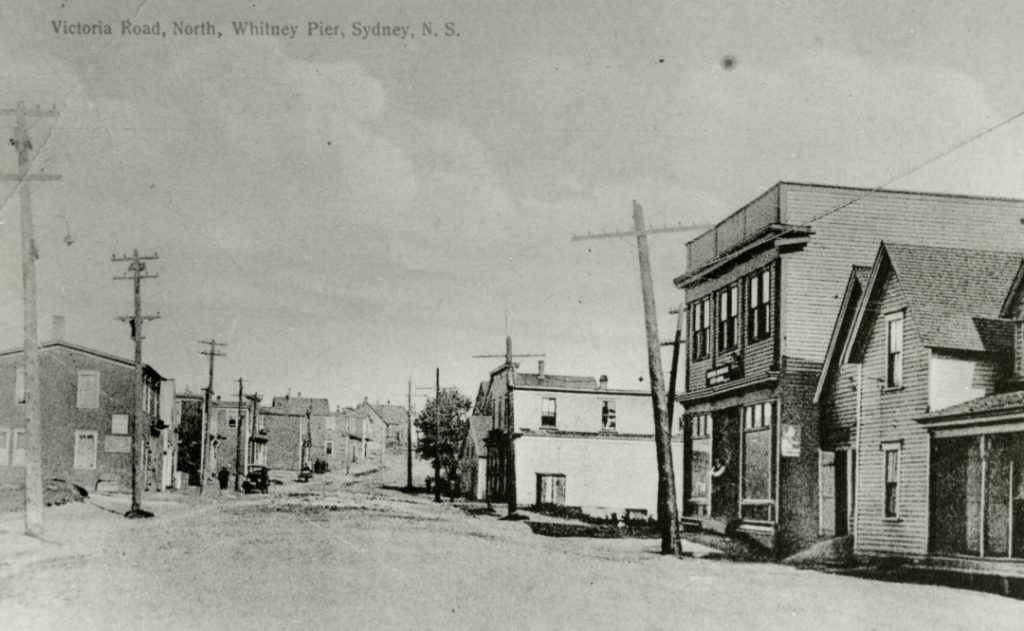 Historical photo of Whitney Pier in 1920.