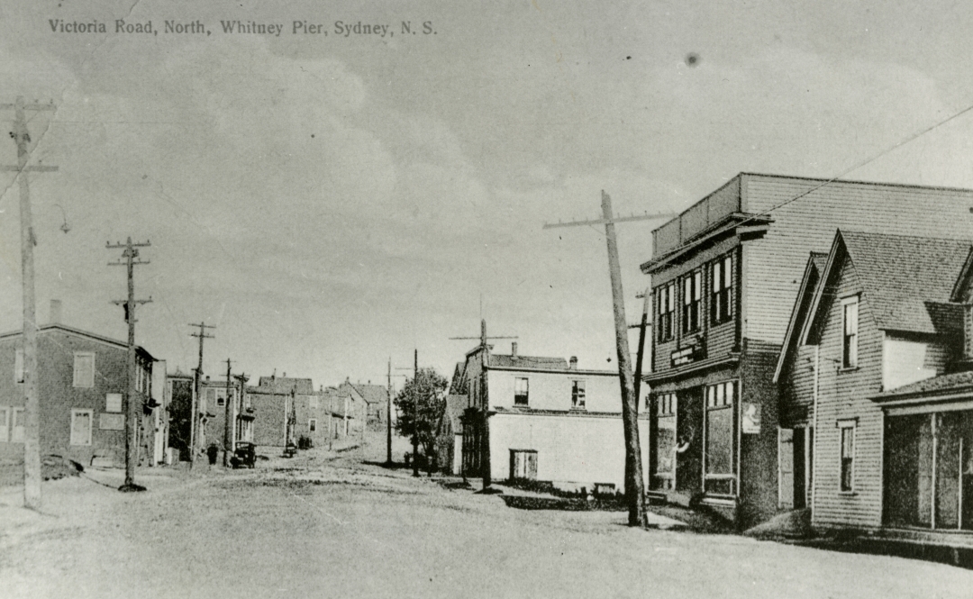 Historical photo of Whitney Pier in 1920.